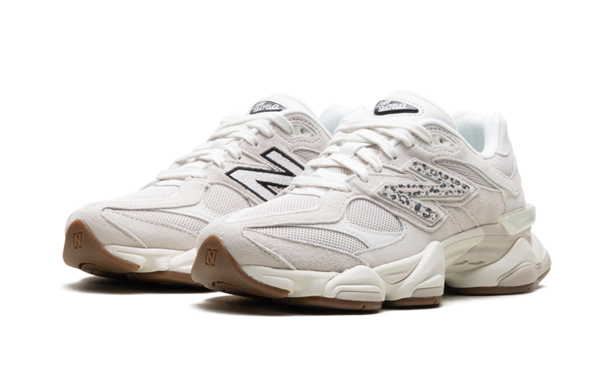 New Balance 9060 Sea Salt Leopard Print