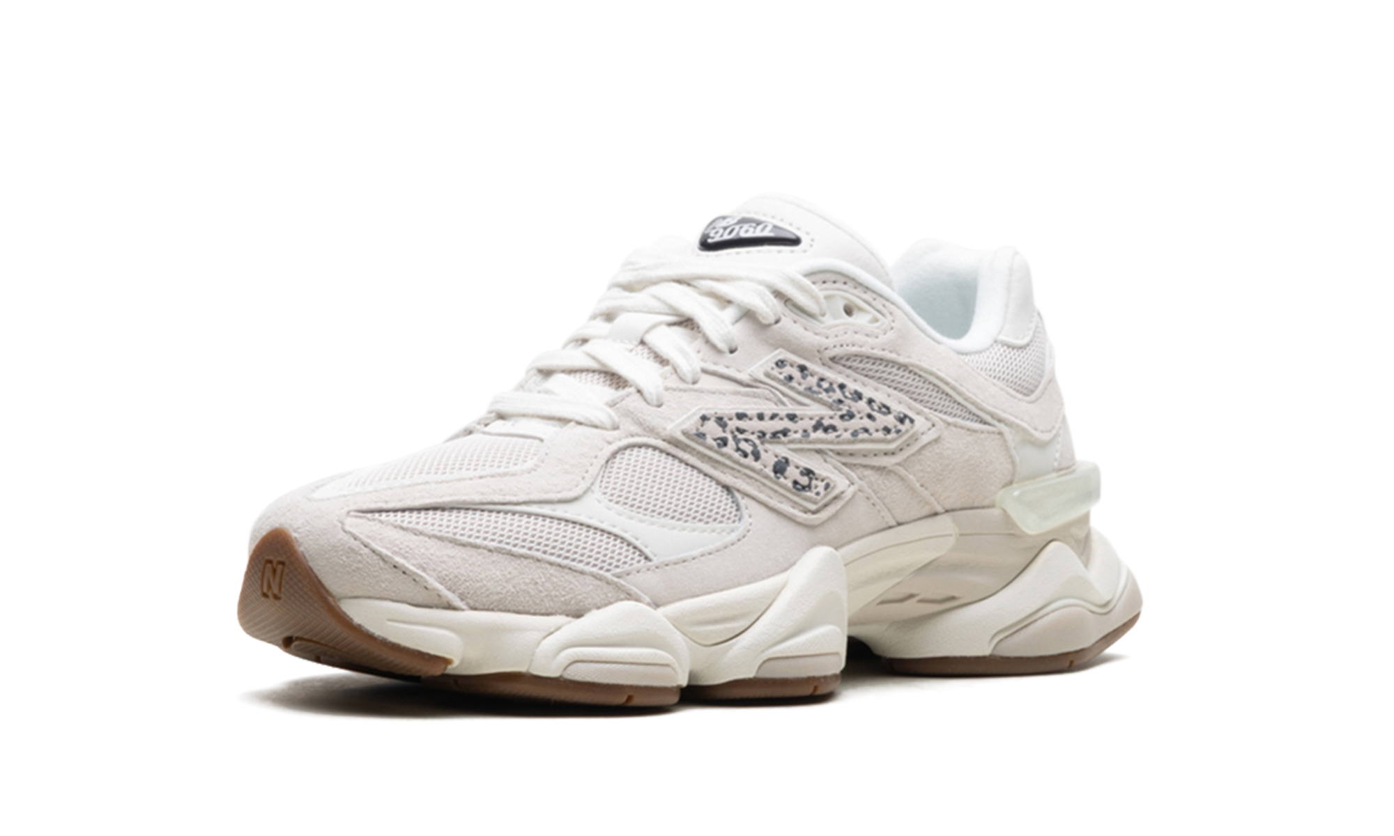 New Balance 9060 Sea Salt Leopard Print