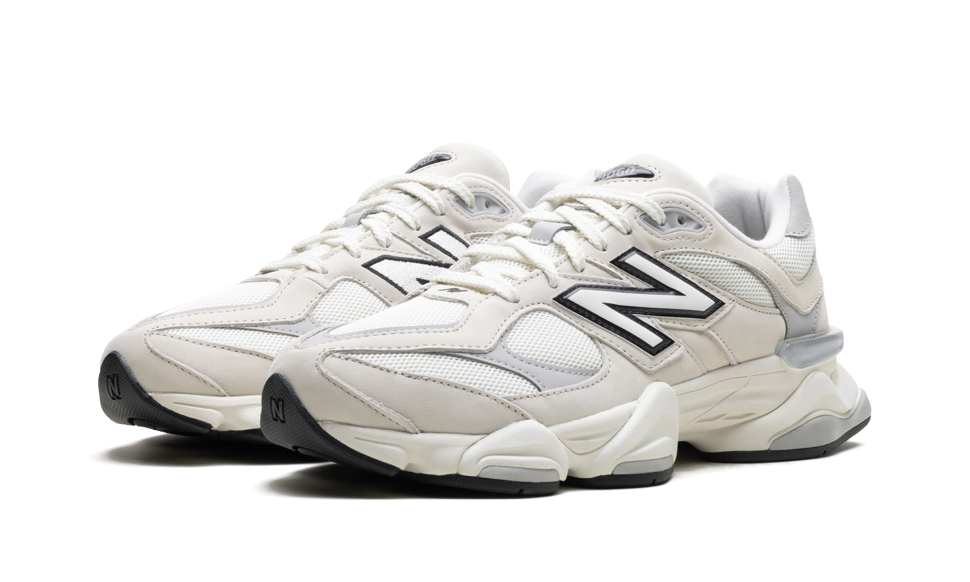 new balance 9060 sea salt raincloud+U9060ZGF+diagnol left view