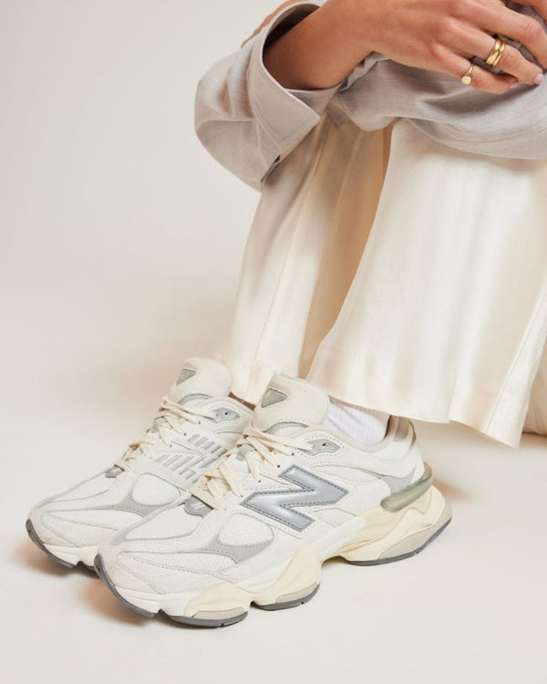 New Balance 9060 Sea Salt White, Lifestyle View 1, SKU U9060ECA