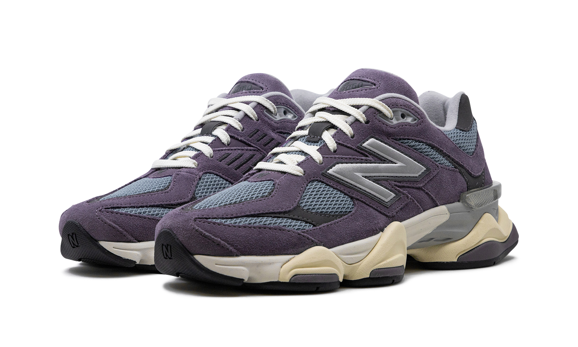 new balance 9060 shadow purple+U9060SFA+diagnol left view