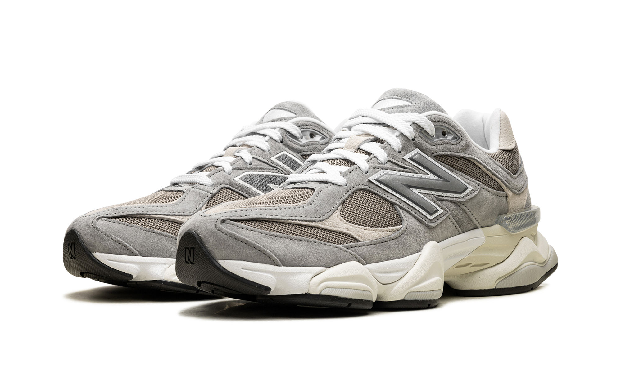 new balance 9060 slate grey arid stone+U9060LBA+diagnol left view