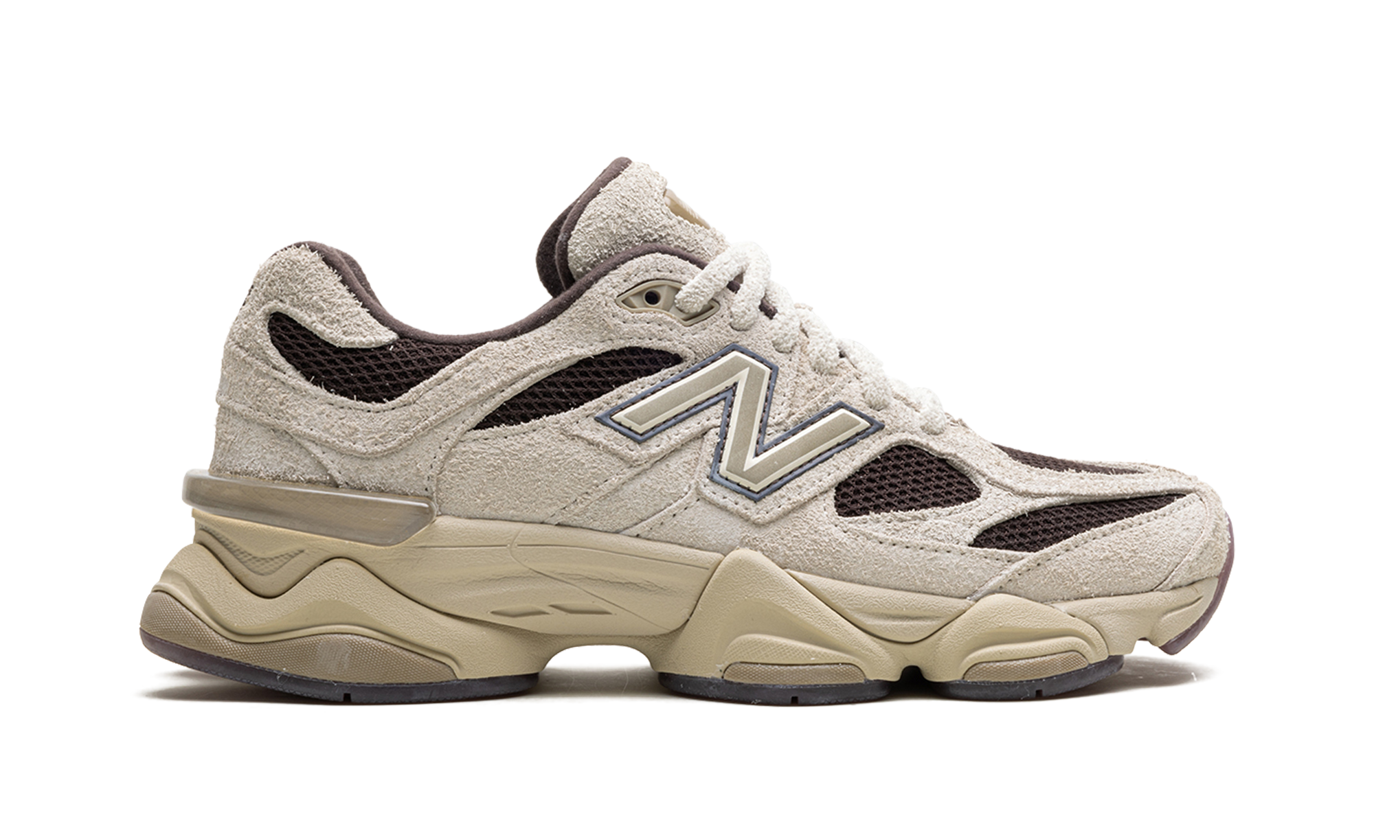 new balance 9060 sydney mclaughlin levrone linen black coffee+U9060SYD+right view