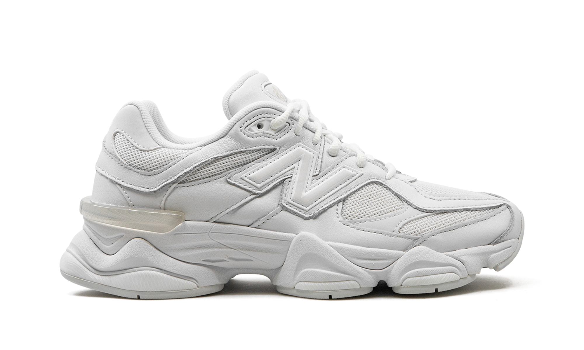 new balance 9060 triple white+U9060NRJ+right view