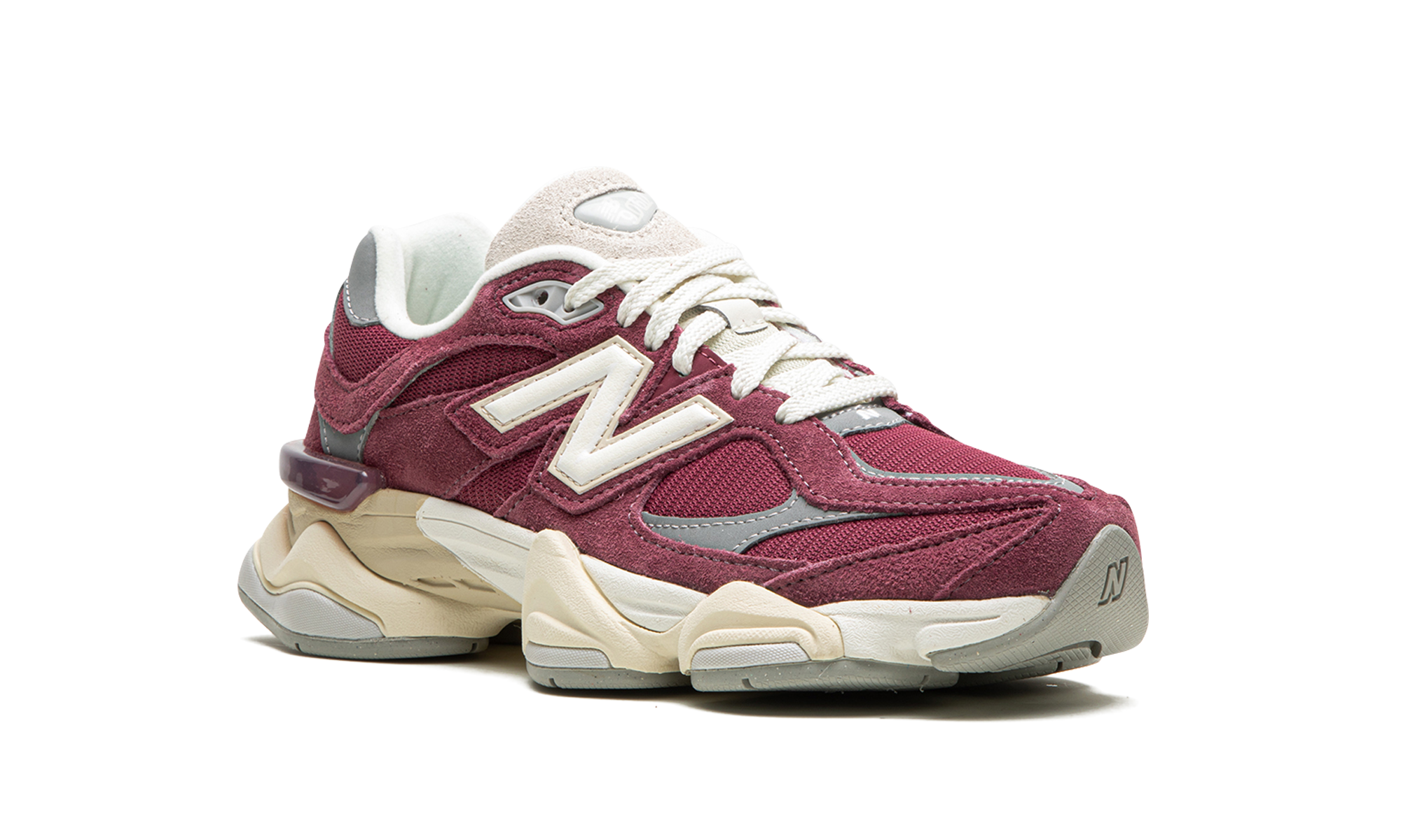 new balance 9060 washed burgundy+U9060VNA+diagnol right view