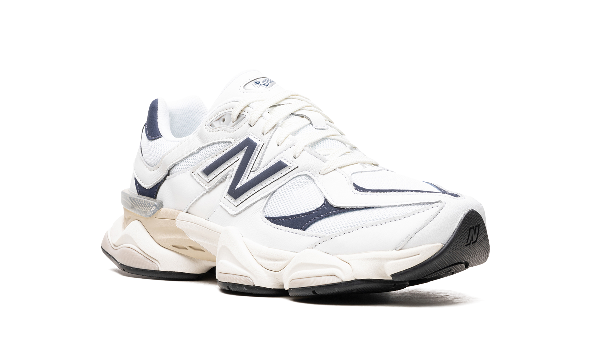 new balance 9060 white navy+U9060VNB+diagnol right view