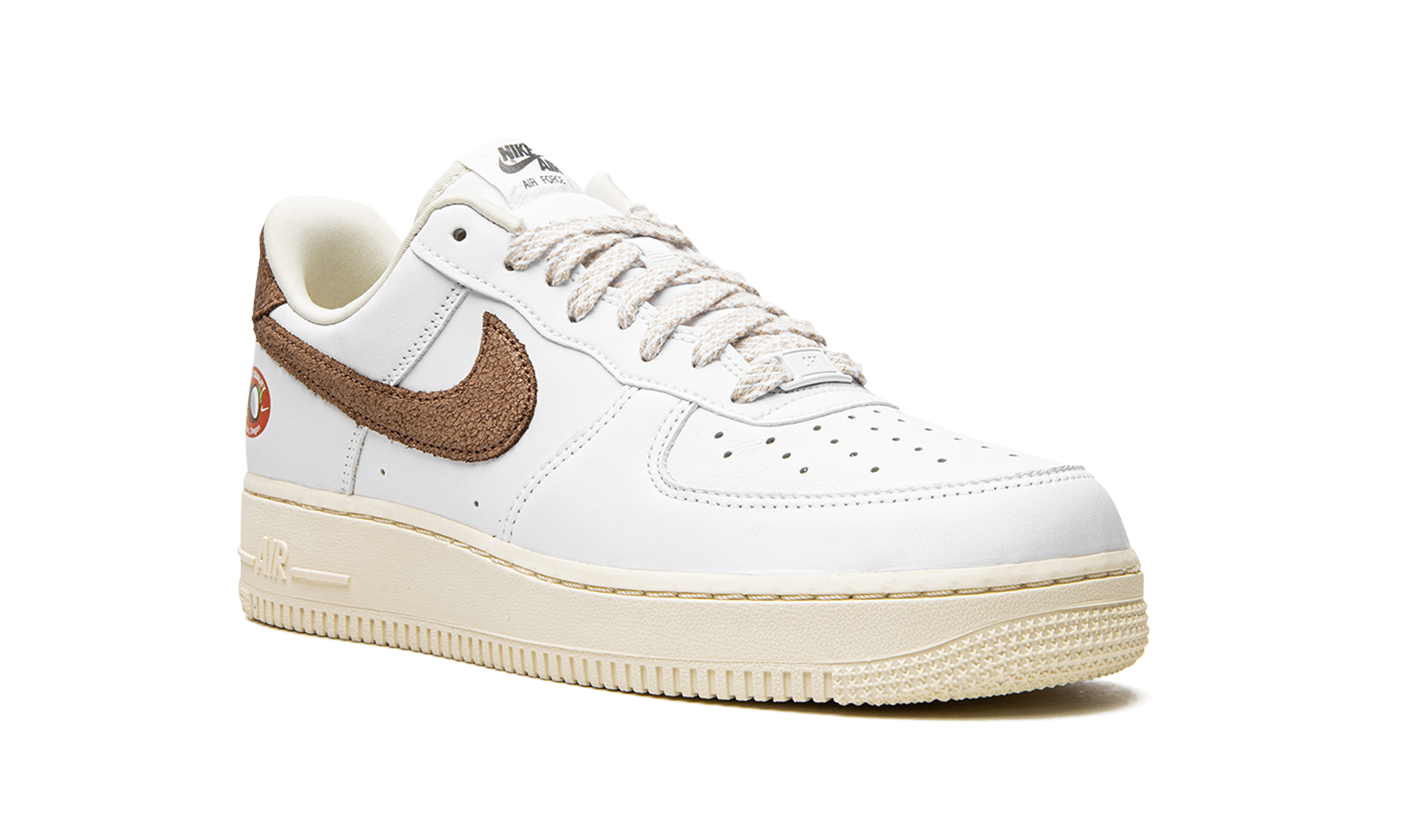 nike air force 1 07 lx coconut women s+DJ9943-101+diagnol right view