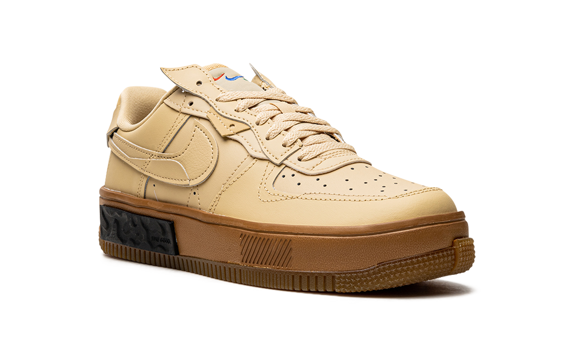 nike air force 1 fontanka sesame women s+DH1290-201+diagnol right view