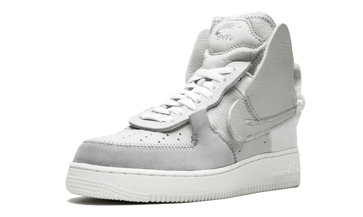 nike air force 1 high psny grey+AO9292-001+left diagnol single view