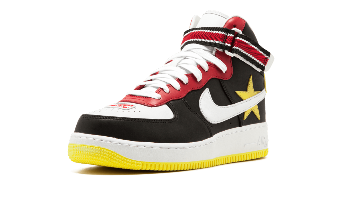 nike air force 1 high riccardo tisci all star 2018 black+AQ3366-600+left diagnol single view