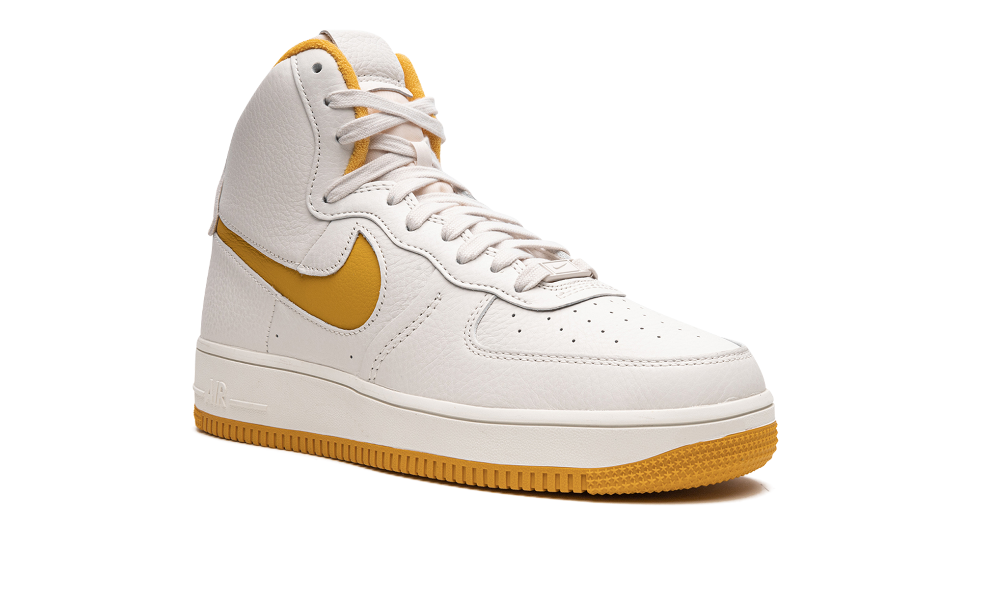 nike air force 1 high sculpt phantom yellow ochre women s+DC3590-001+diagnol right view