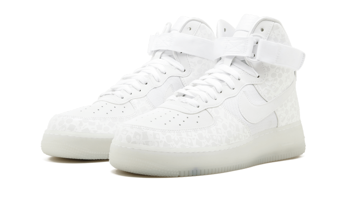 nike air force 1 high stash af100+AO9296-100+diagnol left view