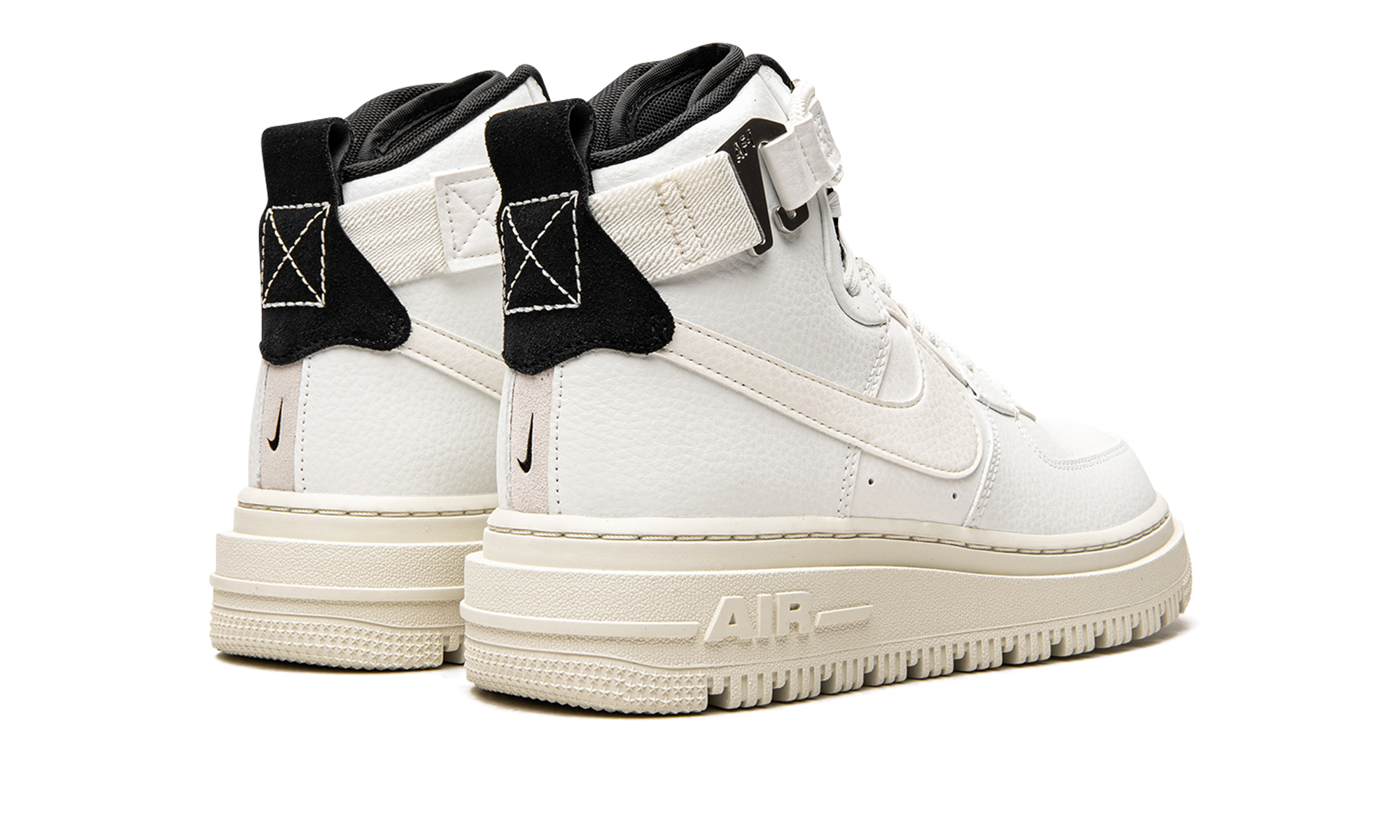 nike air force 1 high utility 2 0 summit white women s+DC3584-100+diagnol right behind view