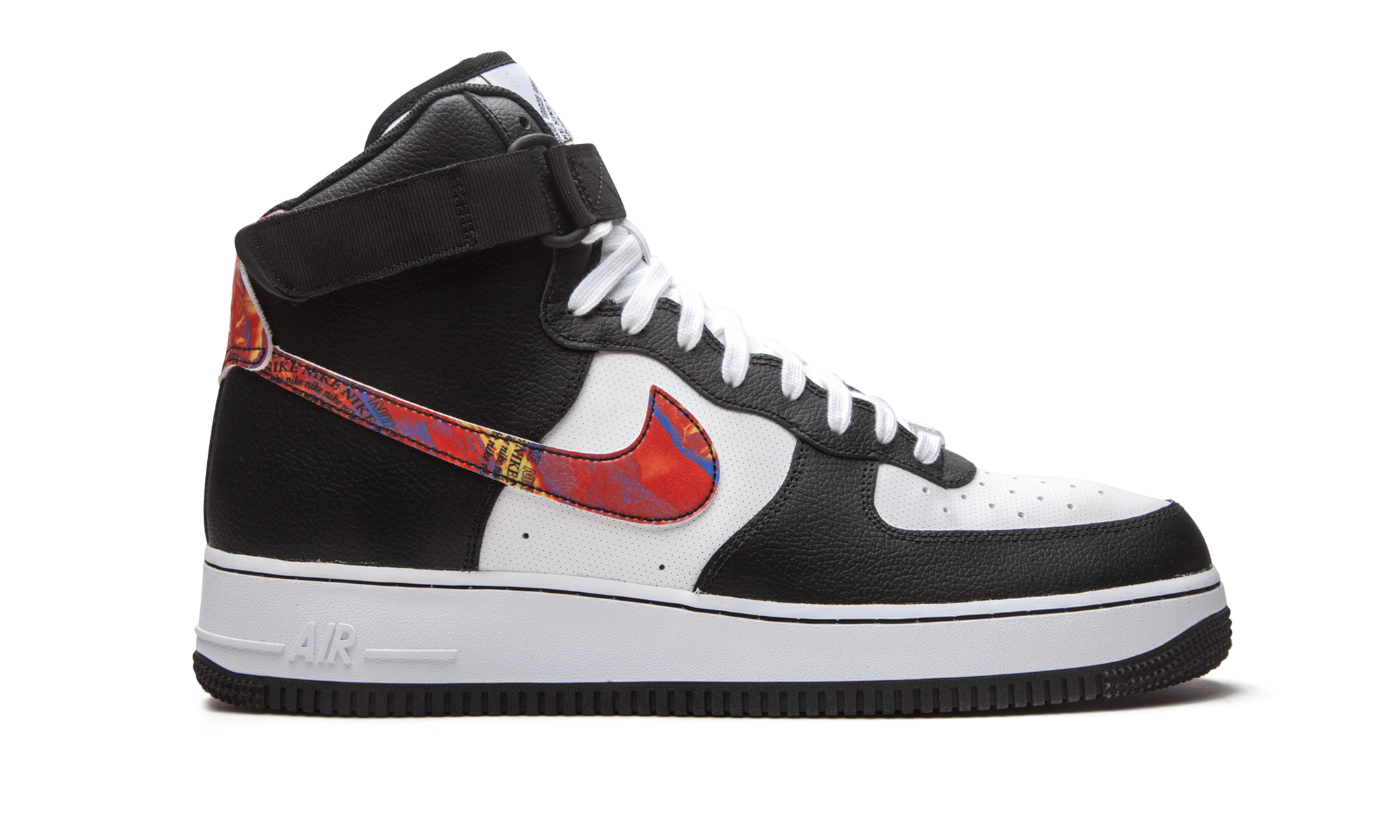 nike air force 1 high vintage mosaic swoosh+CU4736-100+right view