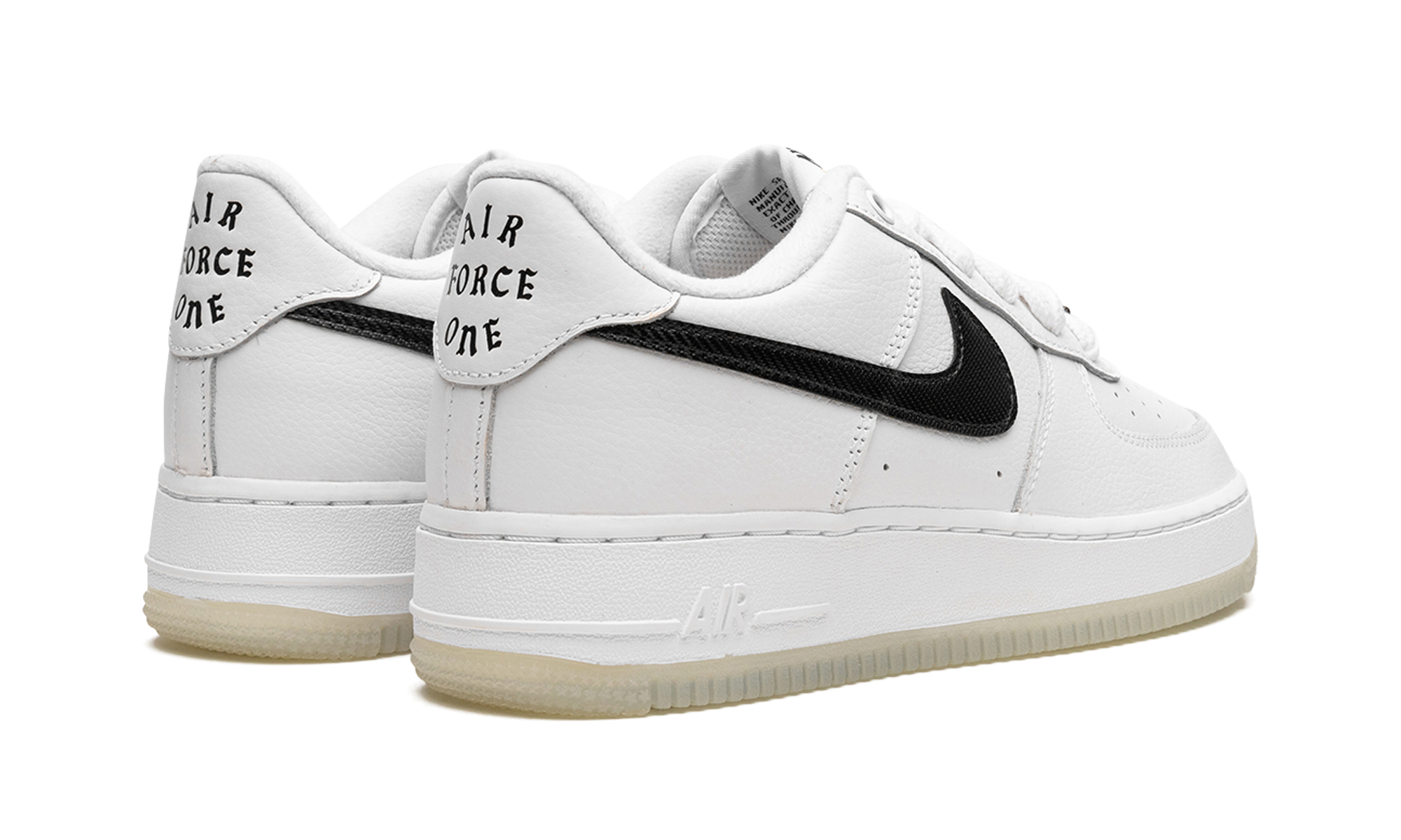 nike air force 1 low 07 40th anniversary edition bronx origins gs+DX2309-100+diagnol right behind view