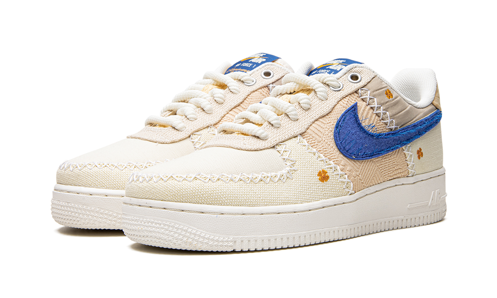 nike air force 1 low 07 40th anniversary edition la flea women s+DV2223-100+diagnol left view
