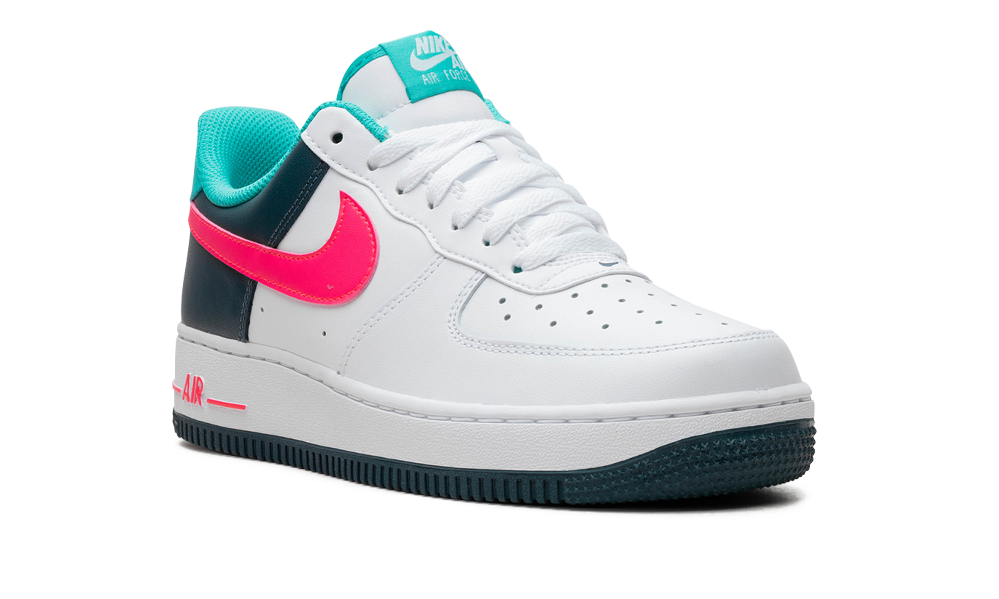 nike air force 1 low 07 90 s neon+HF4849-100+diagnol right view