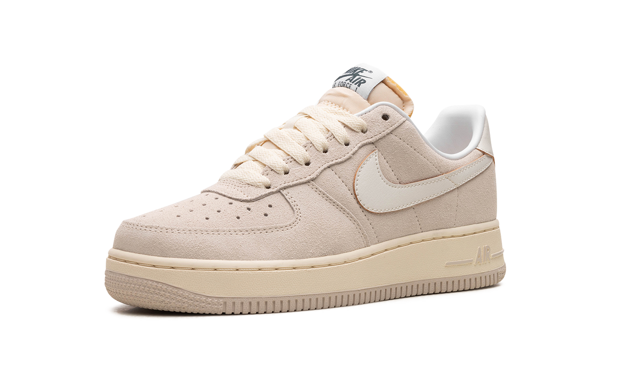 nike air force 1 low 07 athletic department light orewood brown+FQ8077-104+left diagnol single view