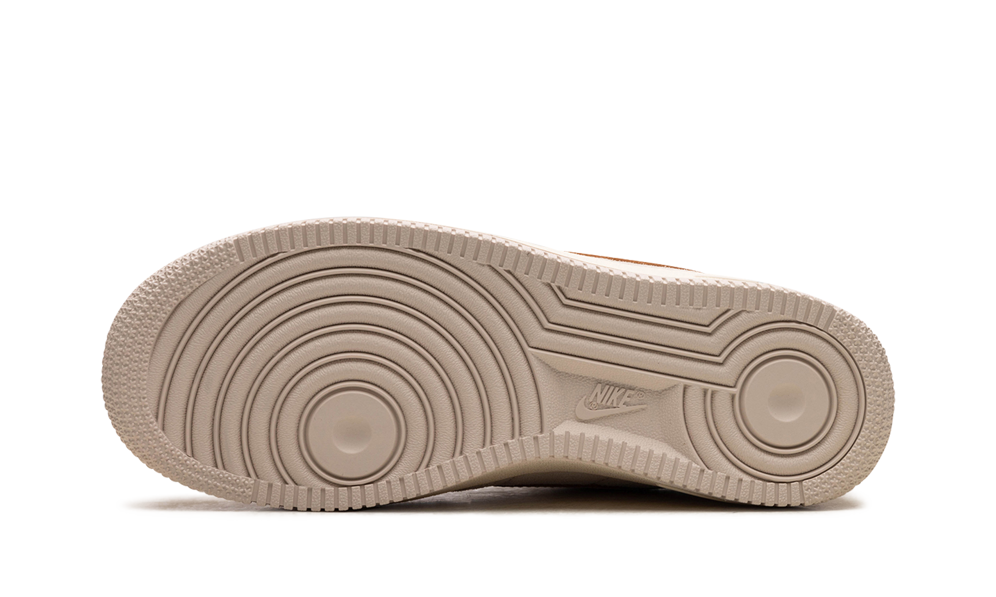nike air force 1 low 07 athletic department light orewood brown+FQ8077-104+bottom view