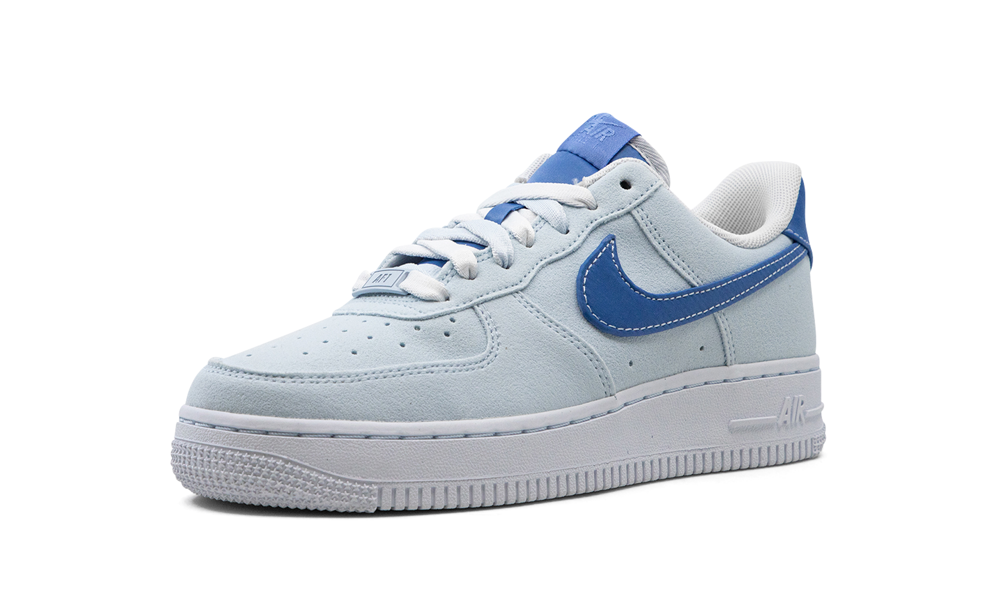 nike air force 1 low 07 blue tint polar women s+FN7185-423+left diagnol single view