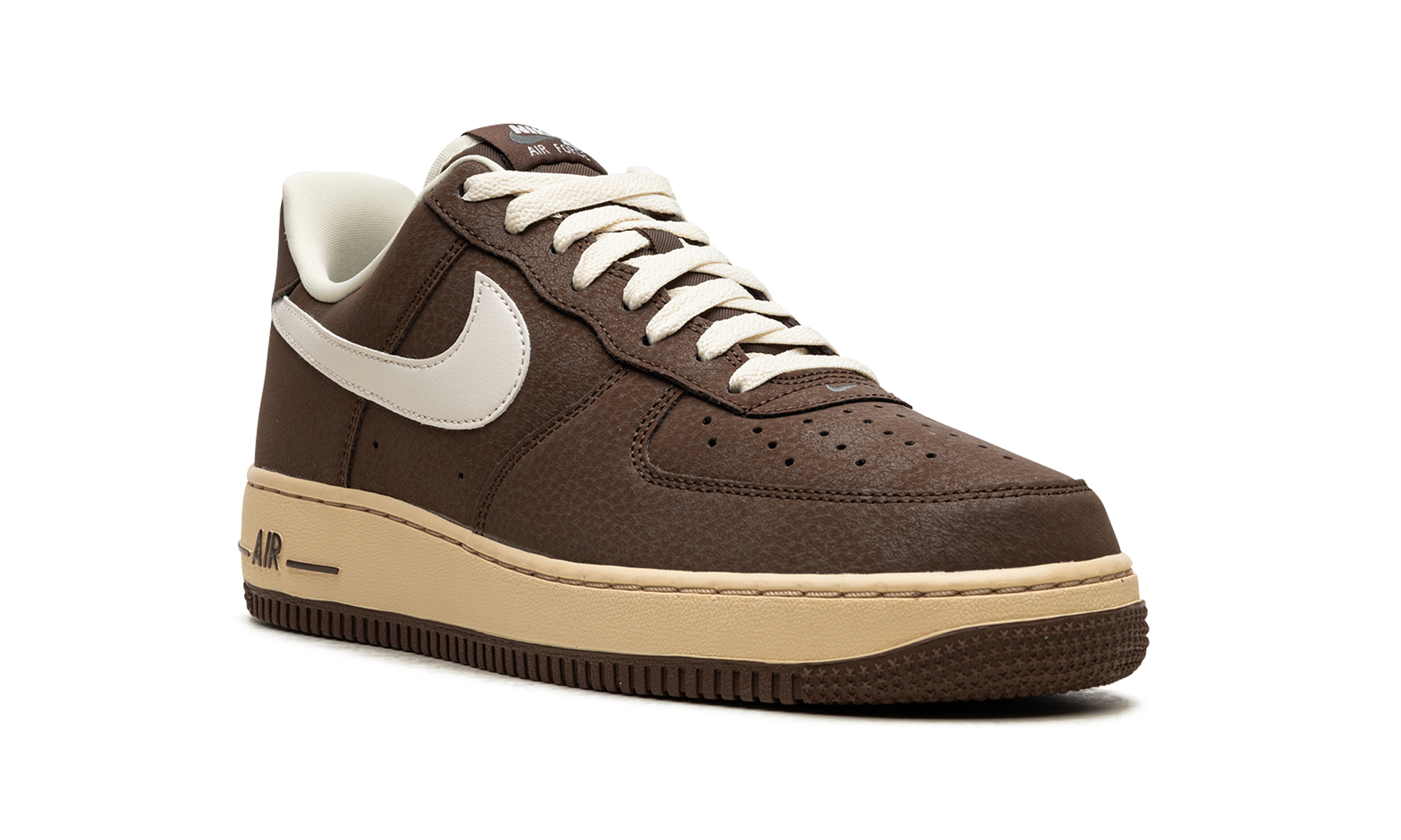 nike air force 1 low 07 cacao wow+FZ3592-259+diagnol right view