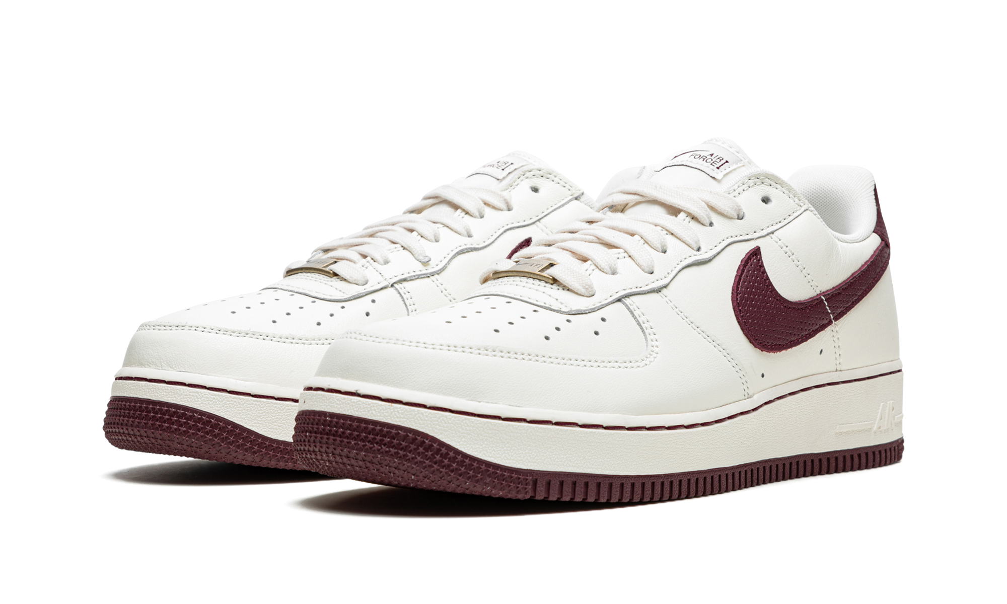 nike air force 1 low 07 craft dark beetroot+DB4455-100+diagnol left view