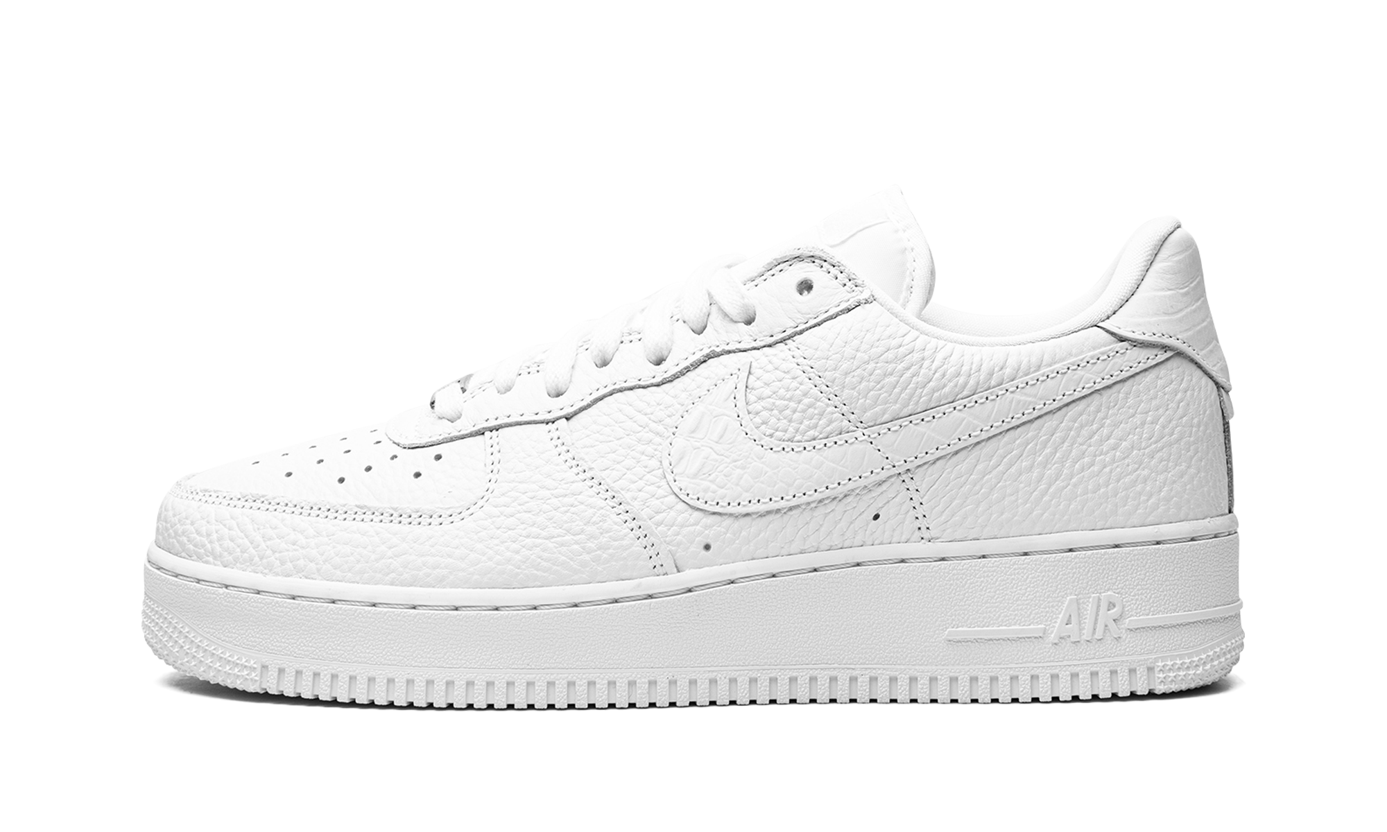 nike air force 1 low 07 craft quadruple white+CU4865-100+diagnol right view 1