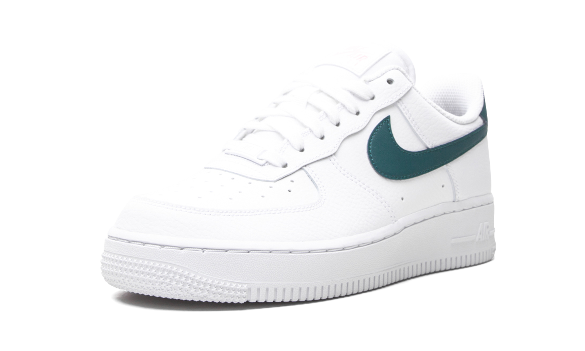 nike air force 1 low 07 dark teal women s+315115-163+left diagnol single view