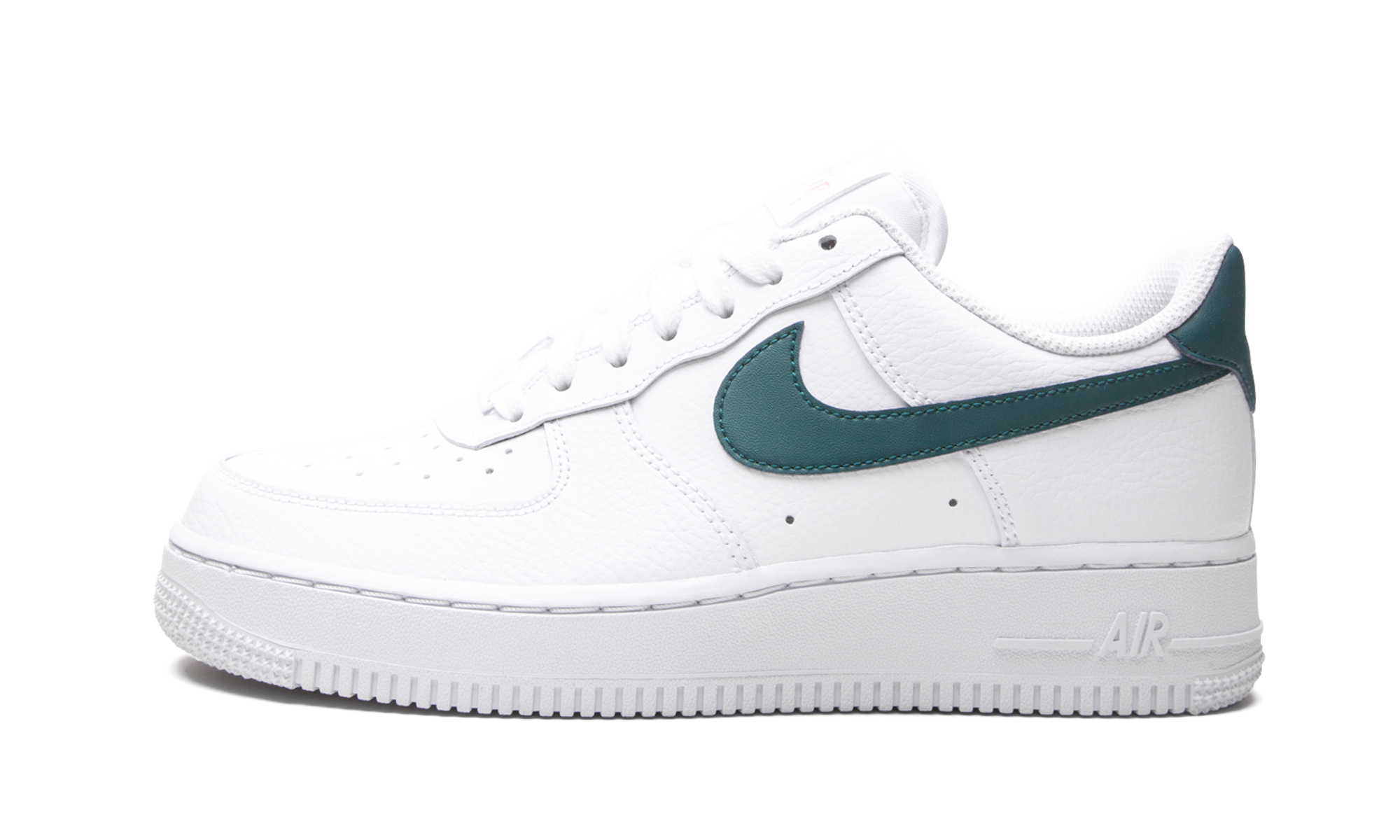 nike air force 1 low 07 dark teal women s+315115-163+diagnol right view 1