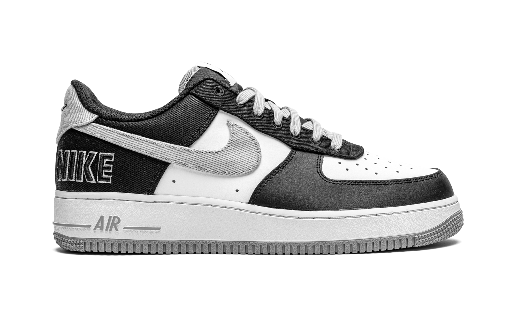 nike air force 1 low 07 emb raiders black white+CT2301-001+right view