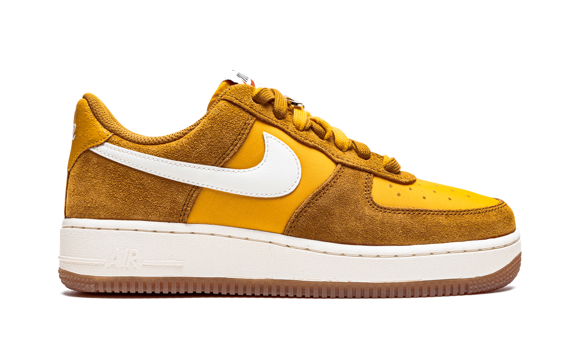 nike air force 1 low 07 first use university gold women s+DA8302-700+right view