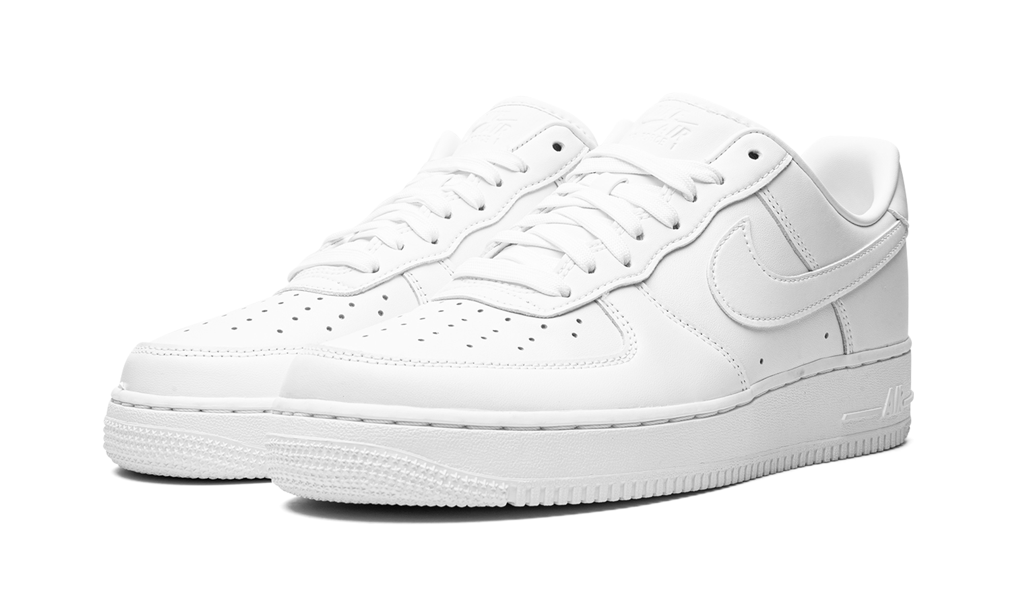 nike air force 1 low 07 fresh white+DM0211-100+diagnol left view