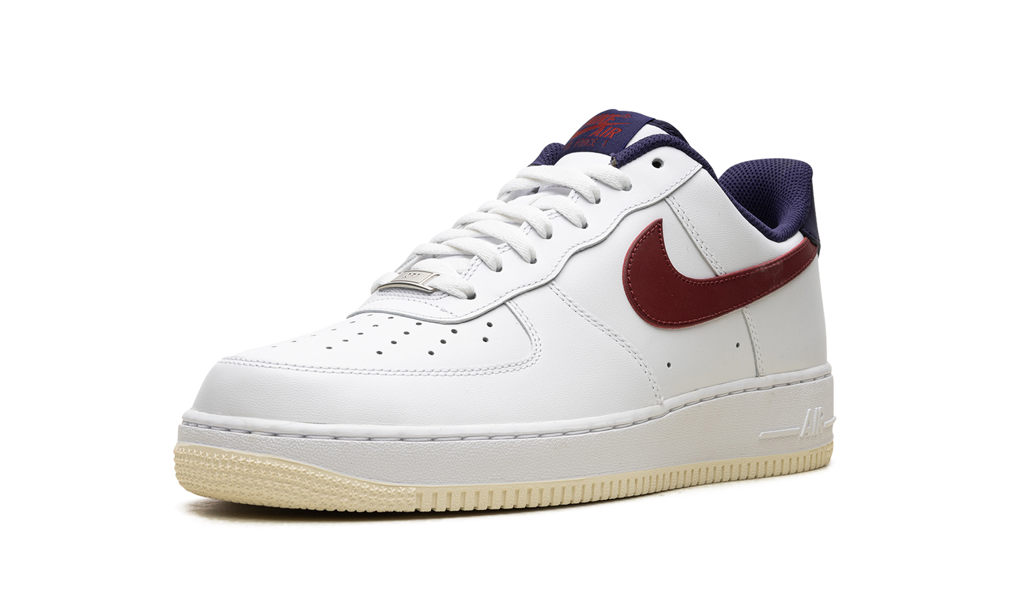 nike air force 1 low 07 from nike to you team red navy+FV8105-161+left diagnol single view