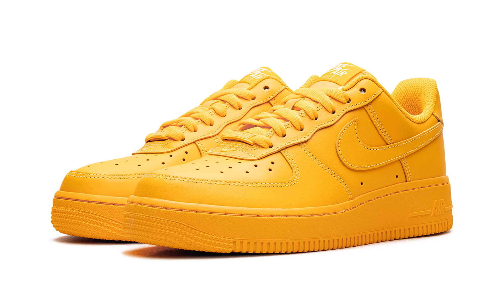 nike air force 1 low 07 laser orange women s+HJ7324-845+diagnol left view