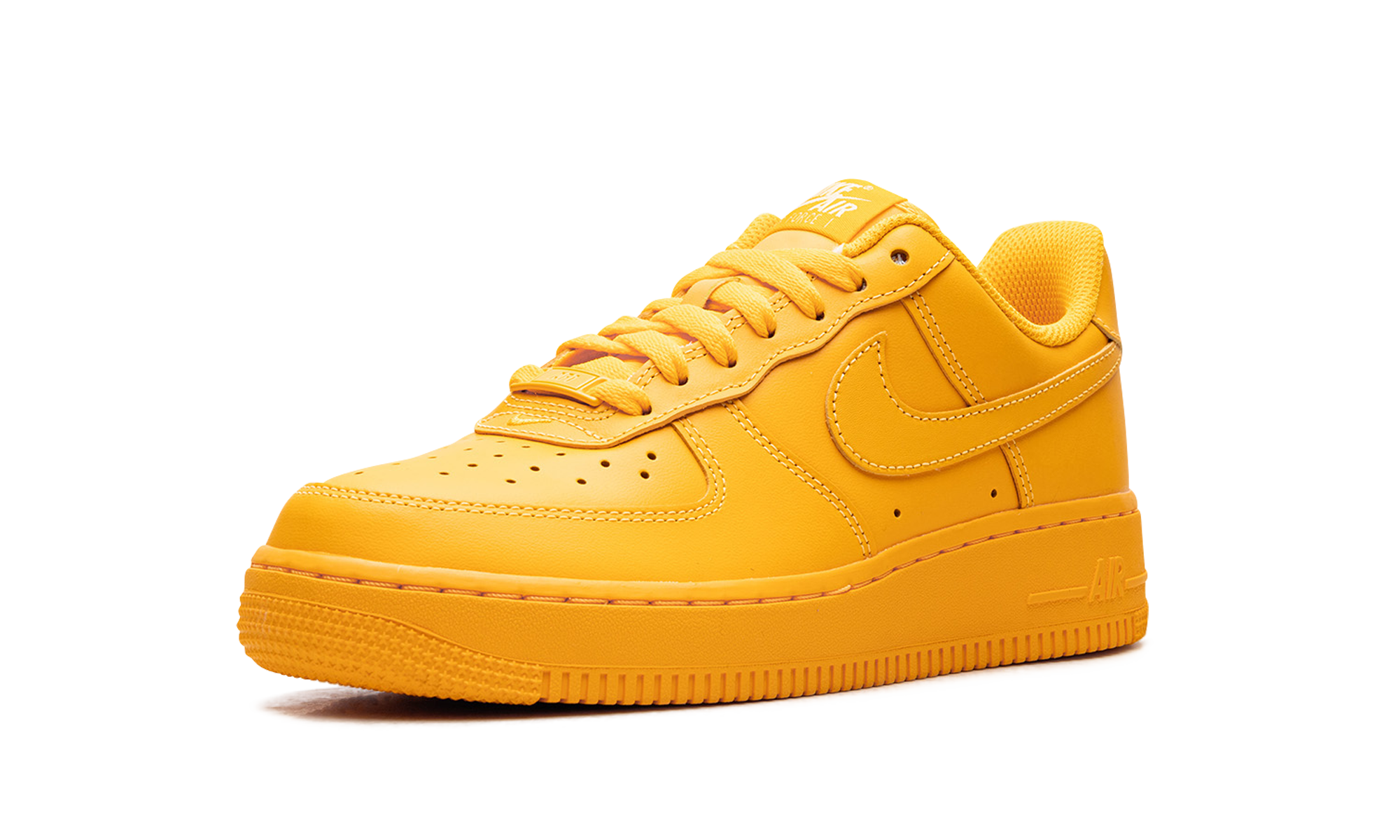 nike air force 1 low 07 laser orange women s+HJ7324-845+left diagnol single view