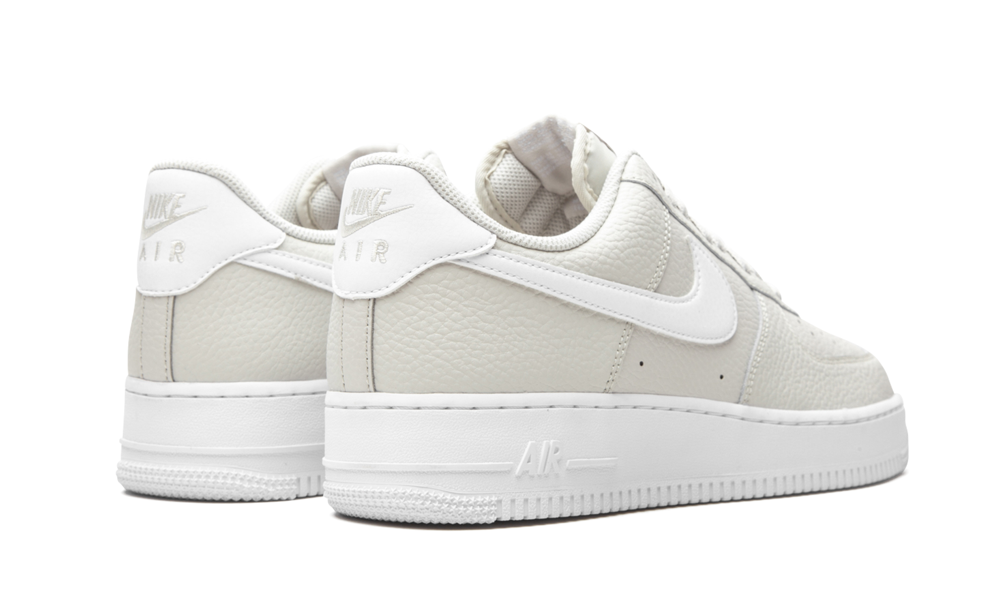 nike air force 1 low 07 light bone white+CT2302-001+diagnol right behind view