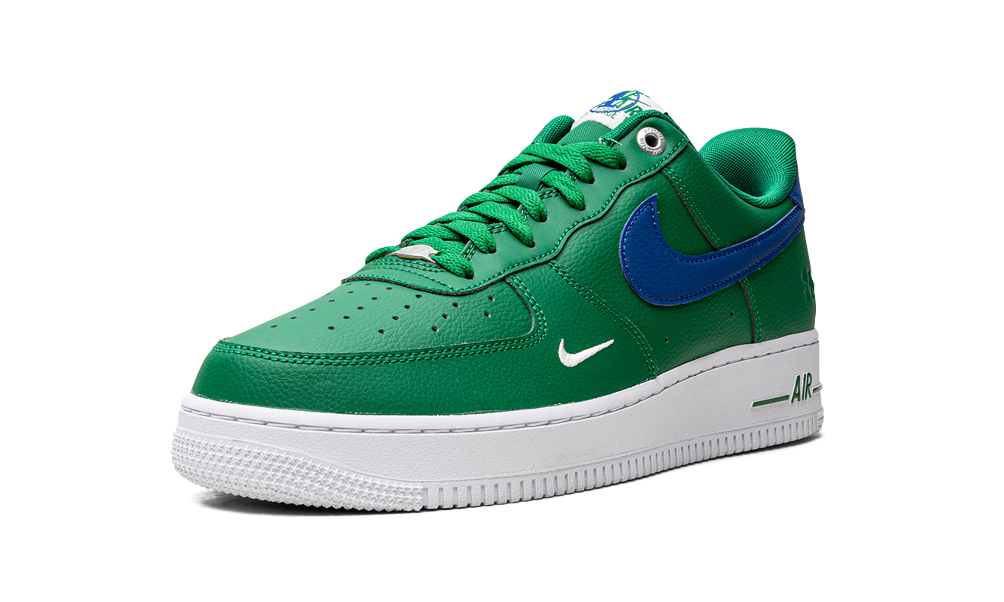nike air force 1 low 07 lv8 40th anniversary malachite+DQ7658-300+left diagnol single view