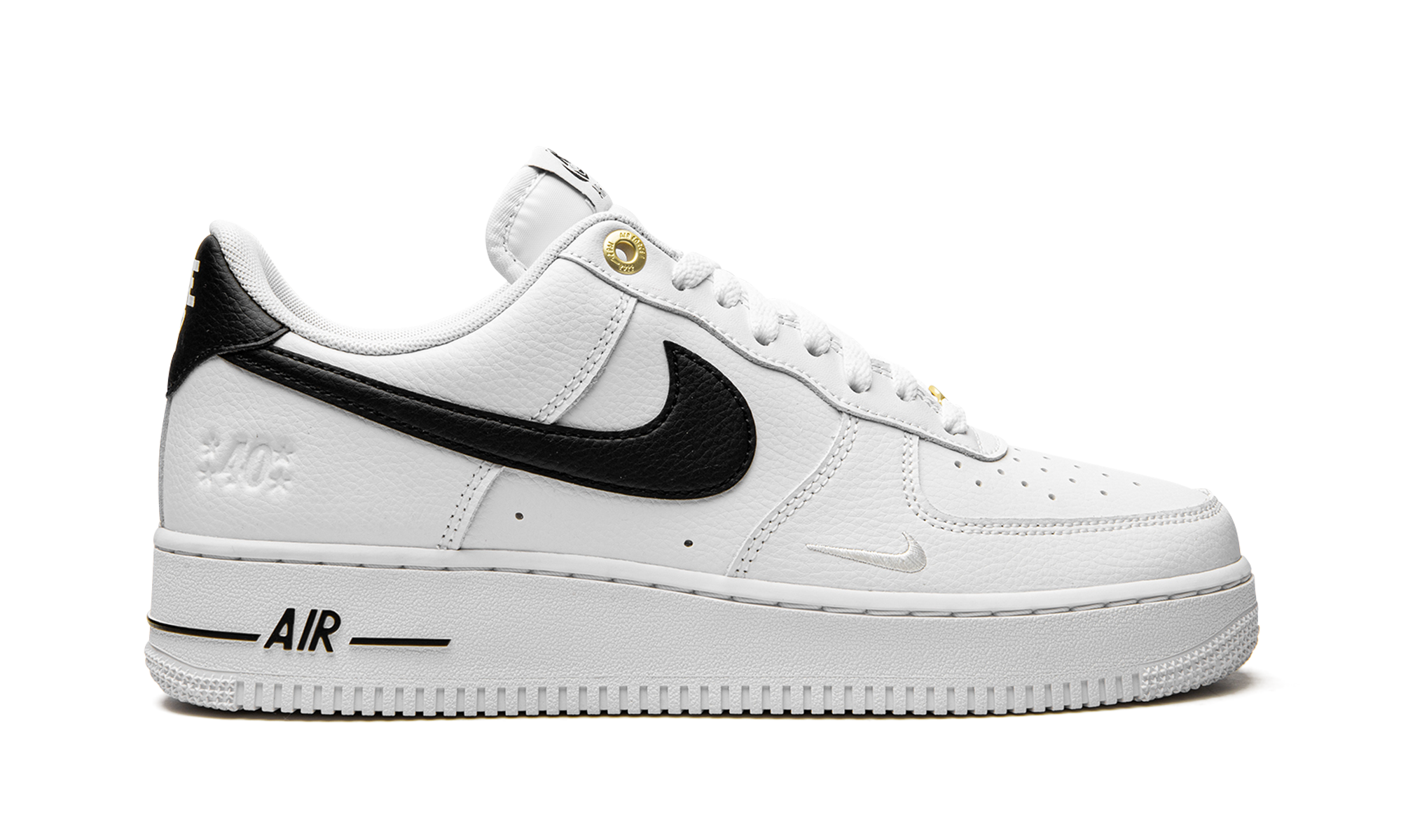 nike air force 1 low 07 lv8 40th anniversary white black+DQ7658-100+right view