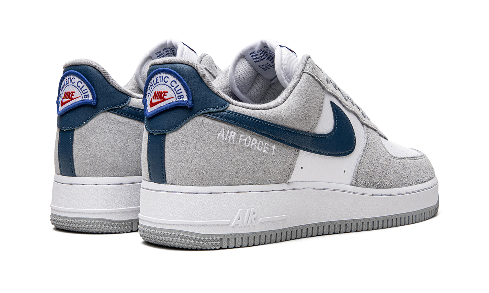 nike air force 1 low 07 lv8 athletic club marina blue+DH7568-001+diagnol right behind view