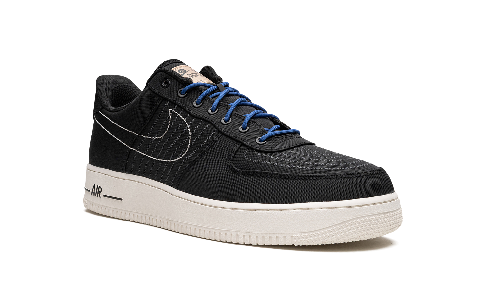 nike air force 1 low 07 lv8 black sail+DV0794-001+diagnol right view