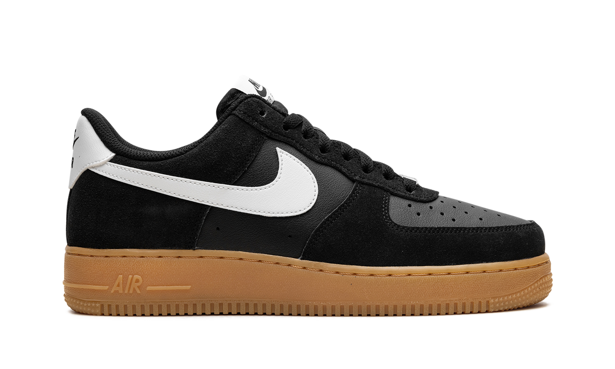nike air force 1 low 07 lv8 black summit white gum+FQ8714-004+right view