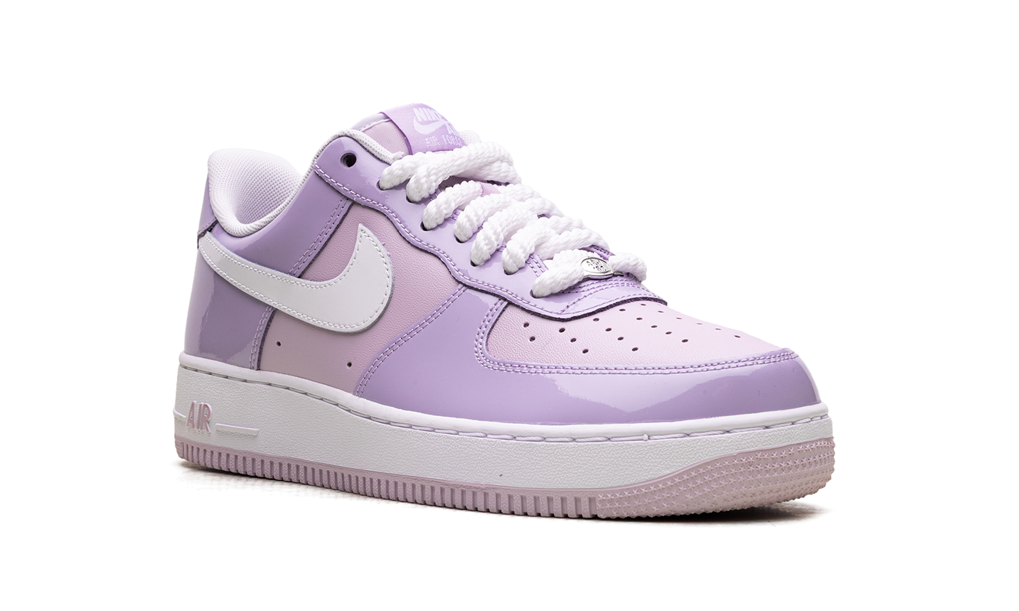 nike air force 1 low 07 lv8 hydrangeas patent+HV9405-500+diagnol right view