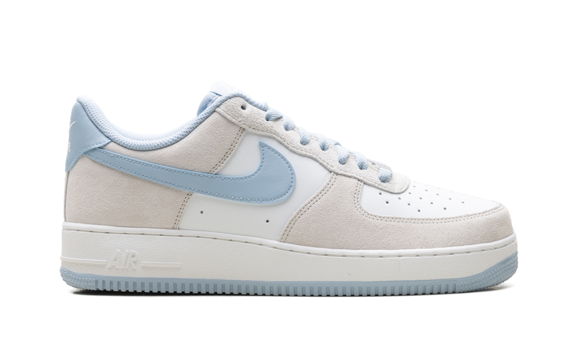 nike air force 1 low 07 lv8 light bone light armory blue+FQ8714-005+right view