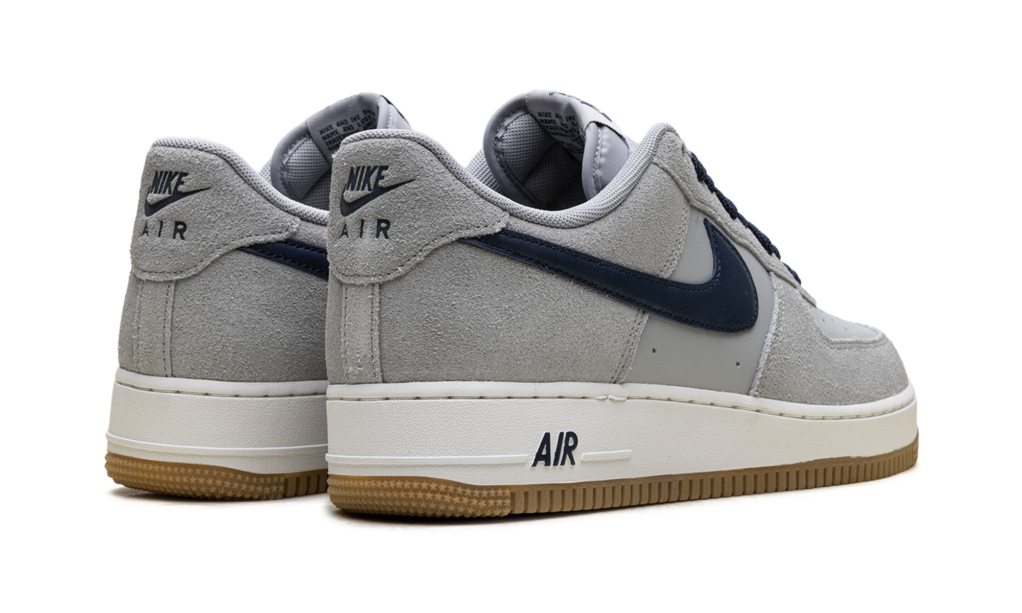 nike air force 1 low 07 lv8 light smoke grey+IB6388-003+diagnol right behind view