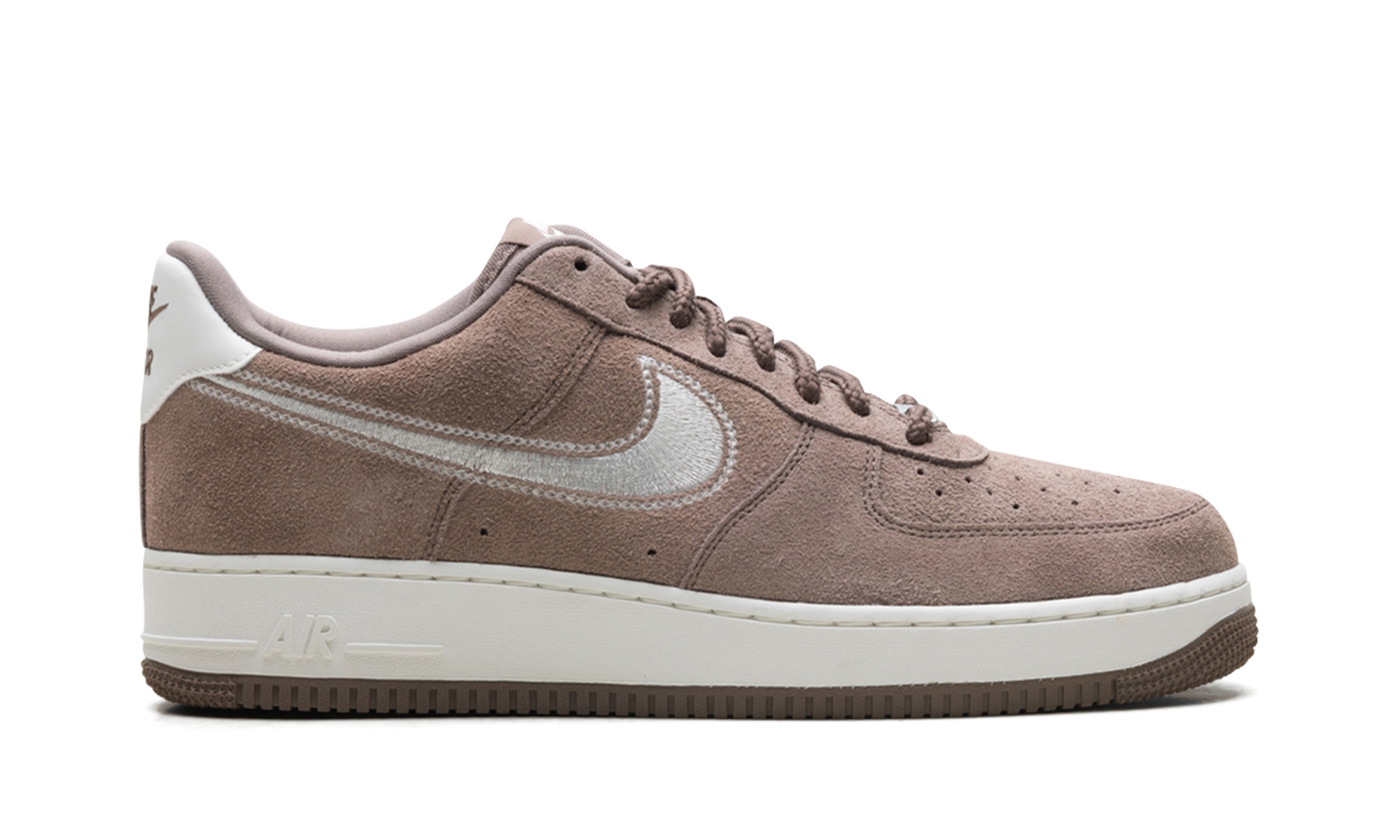 nike air force 1 low 07 lv8 mink brown embroidered swoosh+HJ4465-200+right view