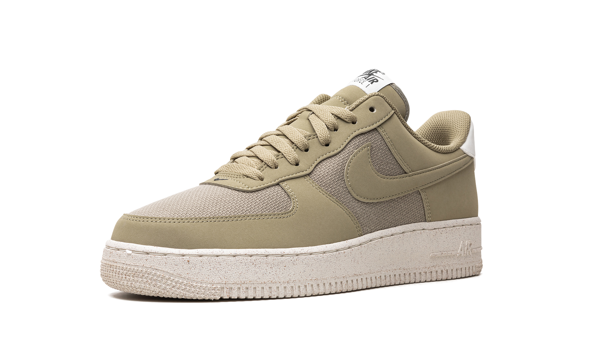 nike air force 1 low 07 lv8 next nature neutral olive sail+FJ1954-200+left diagnol single view