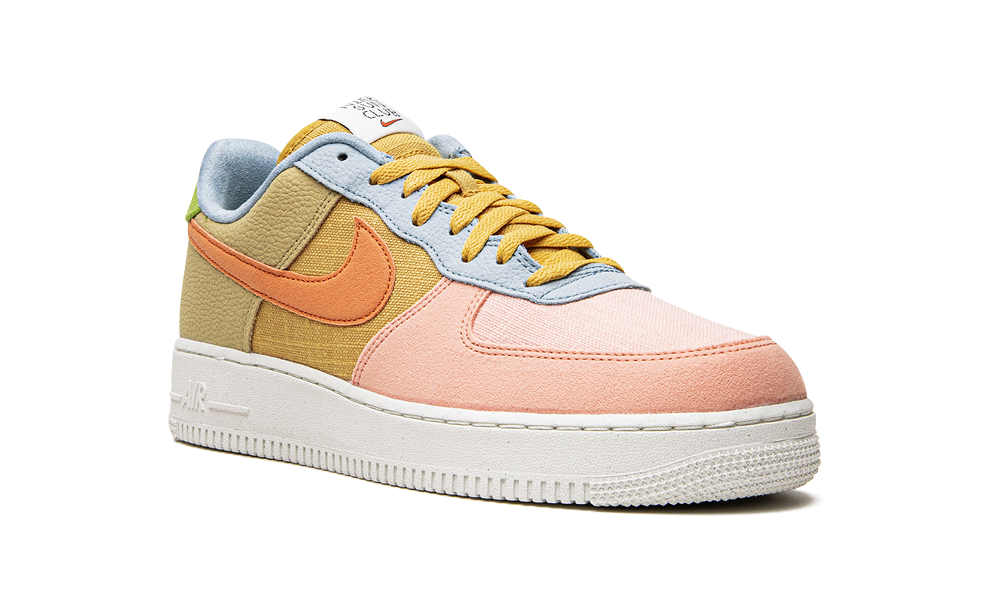 nike air force 1 low 07 lv8 next nature sun club+DQ4531-700+diagnol right view