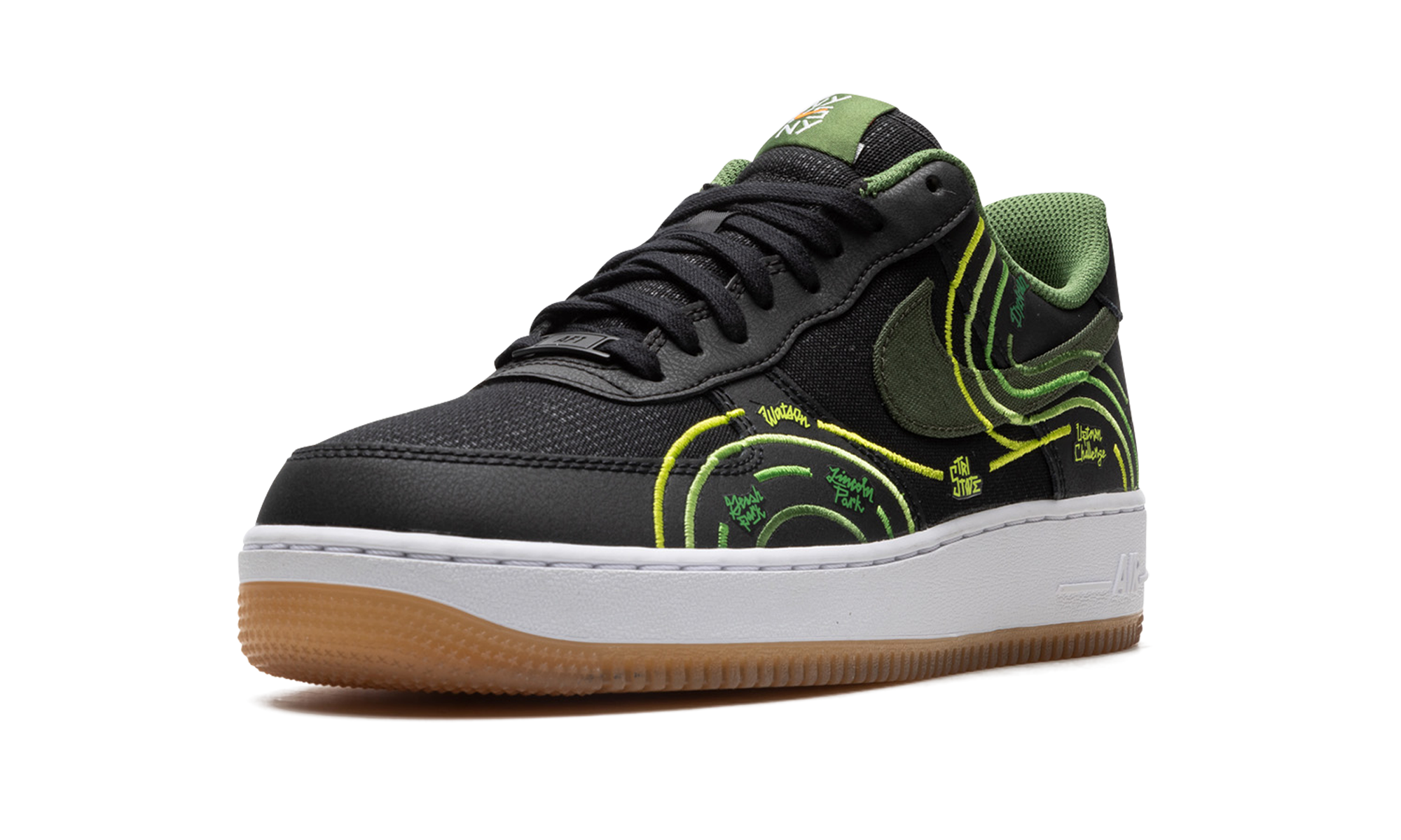 nike air force 1 low 07 lv8 ny vs ny+DV2123-001+left diagnol single view