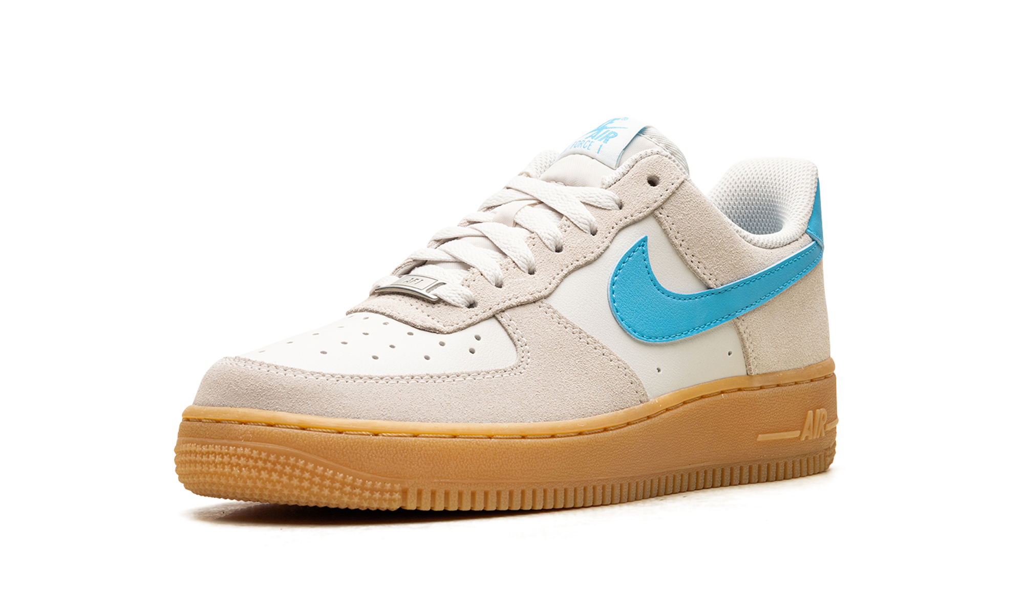 nike air force 1 low 07 lv8 phantom baltic blue+FQ8714-003+left diagnol single view