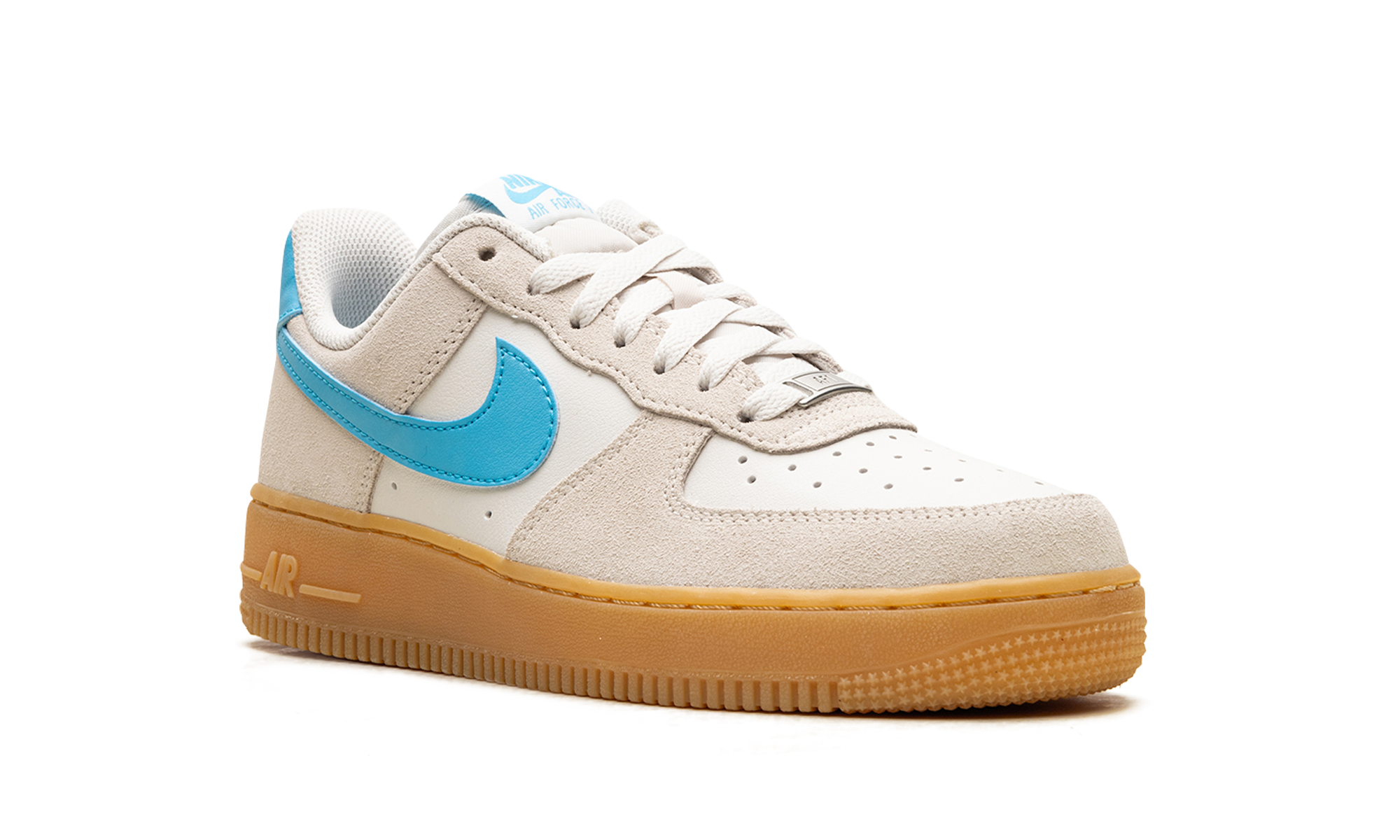 nike air force 1 low 07 lv8 phantom baltic blue+FQ8714-003+diagnol right view